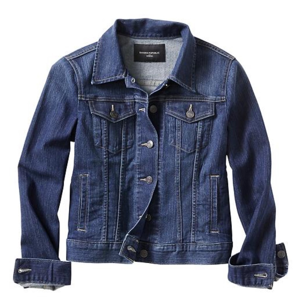 Banana Republic Women's Indigo Jean Jacket NWT 120.00